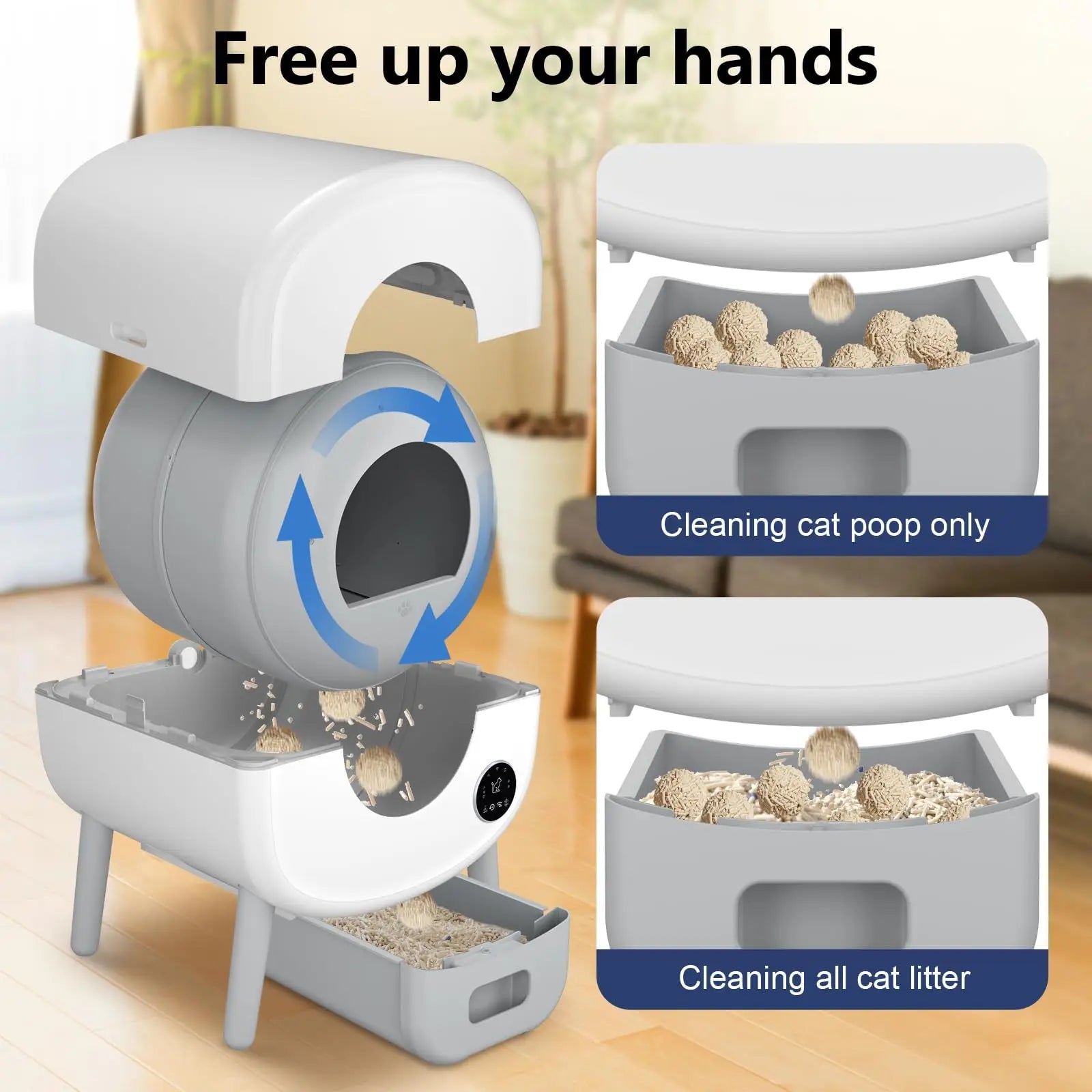 Self Cleaning Cat Litter Box,