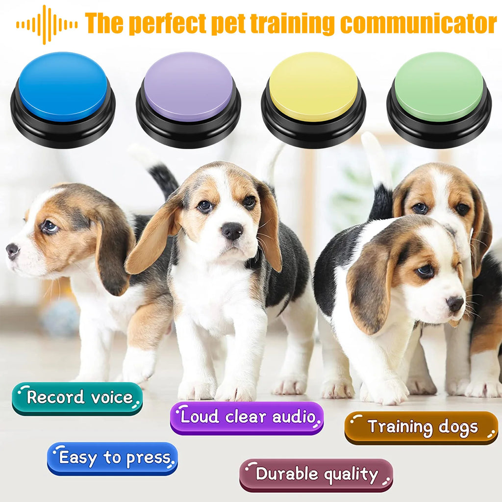 Voice Recording Button Pet Toys