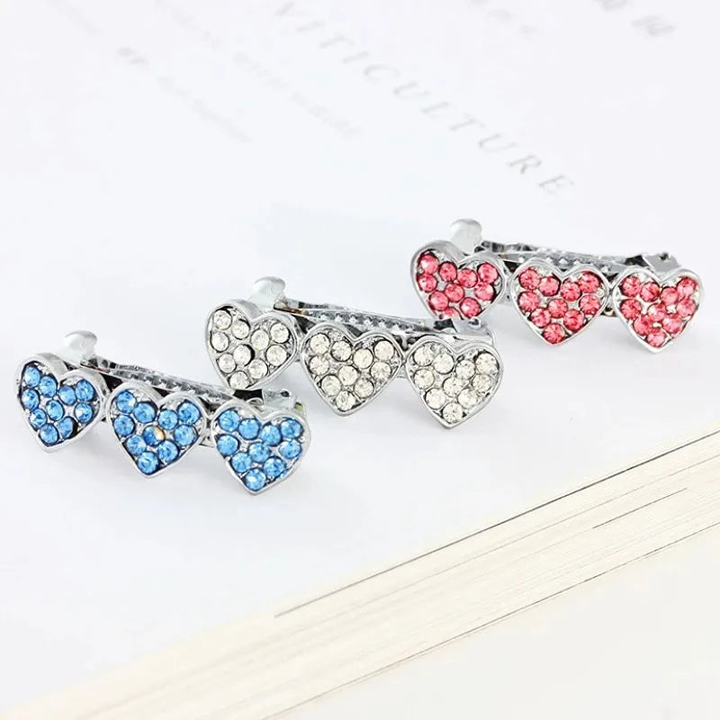 Pet Crystal Rhinestone Hair Clip