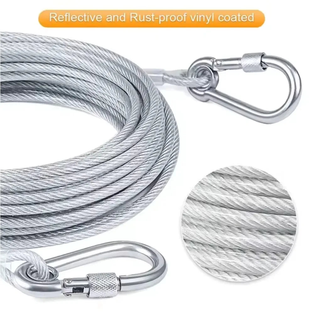 Double-headed Dog Tie Out Cable