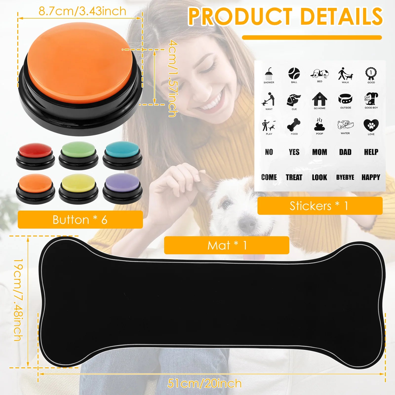 Dog Communication Buttons for Pet Training