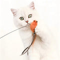 Cat Toys Bird Feather Stick