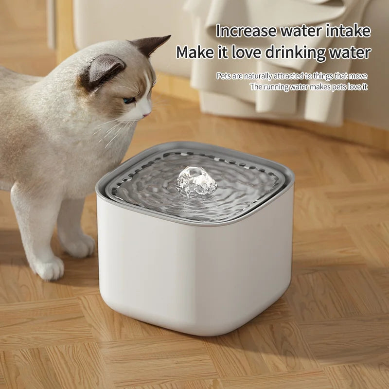 Auto Recirculate Cat Water Fountain