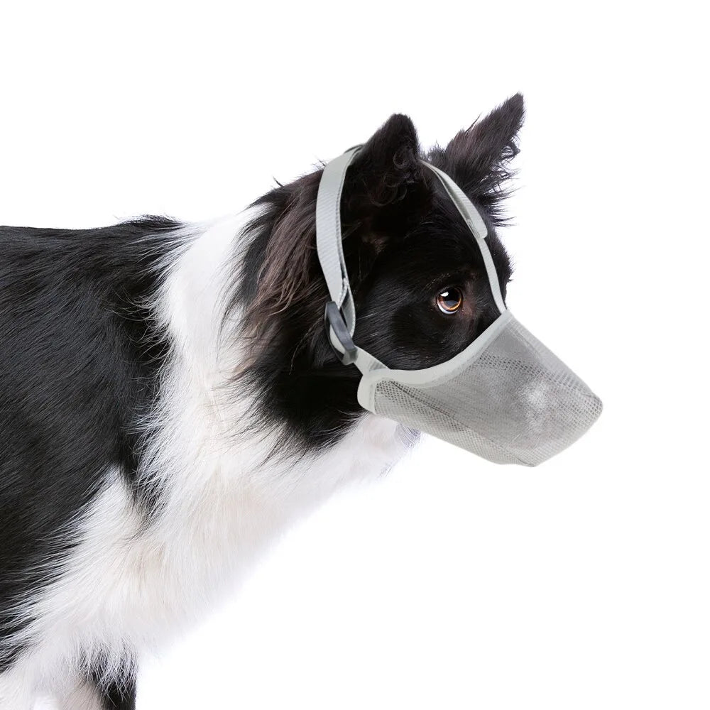 Pet Soft Mesh  muzzle, Prevents Biting Chewing And Licking