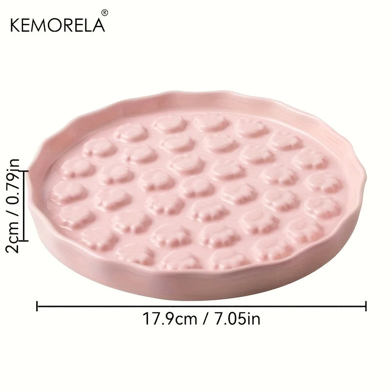 Ceramic Slow Feed pet Bowl -