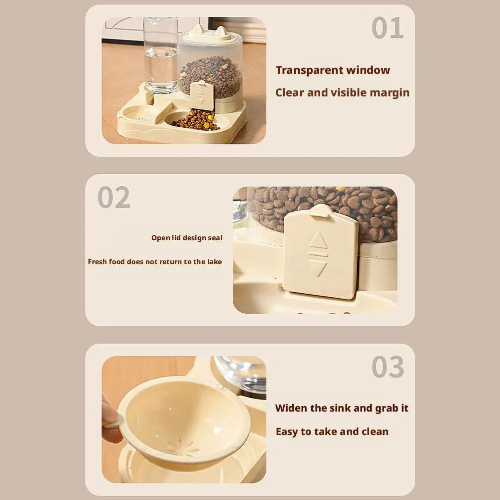 Automatic Cat Feeder And Waterer