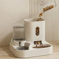 Pet Automatic Feeder With Water Fountain