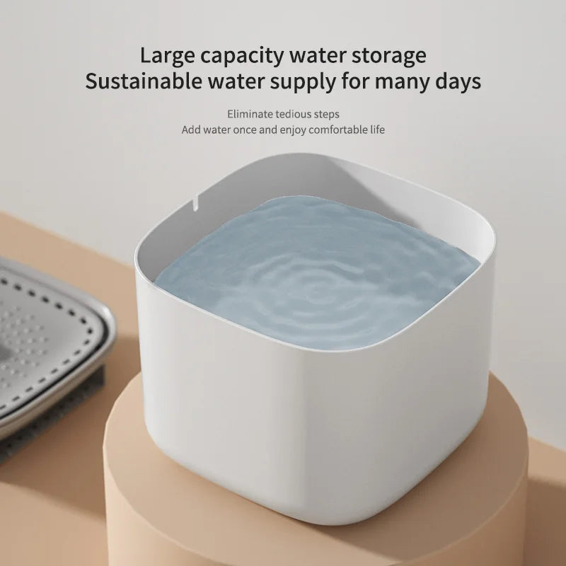 Auto Recirculate Cat Water Fountain