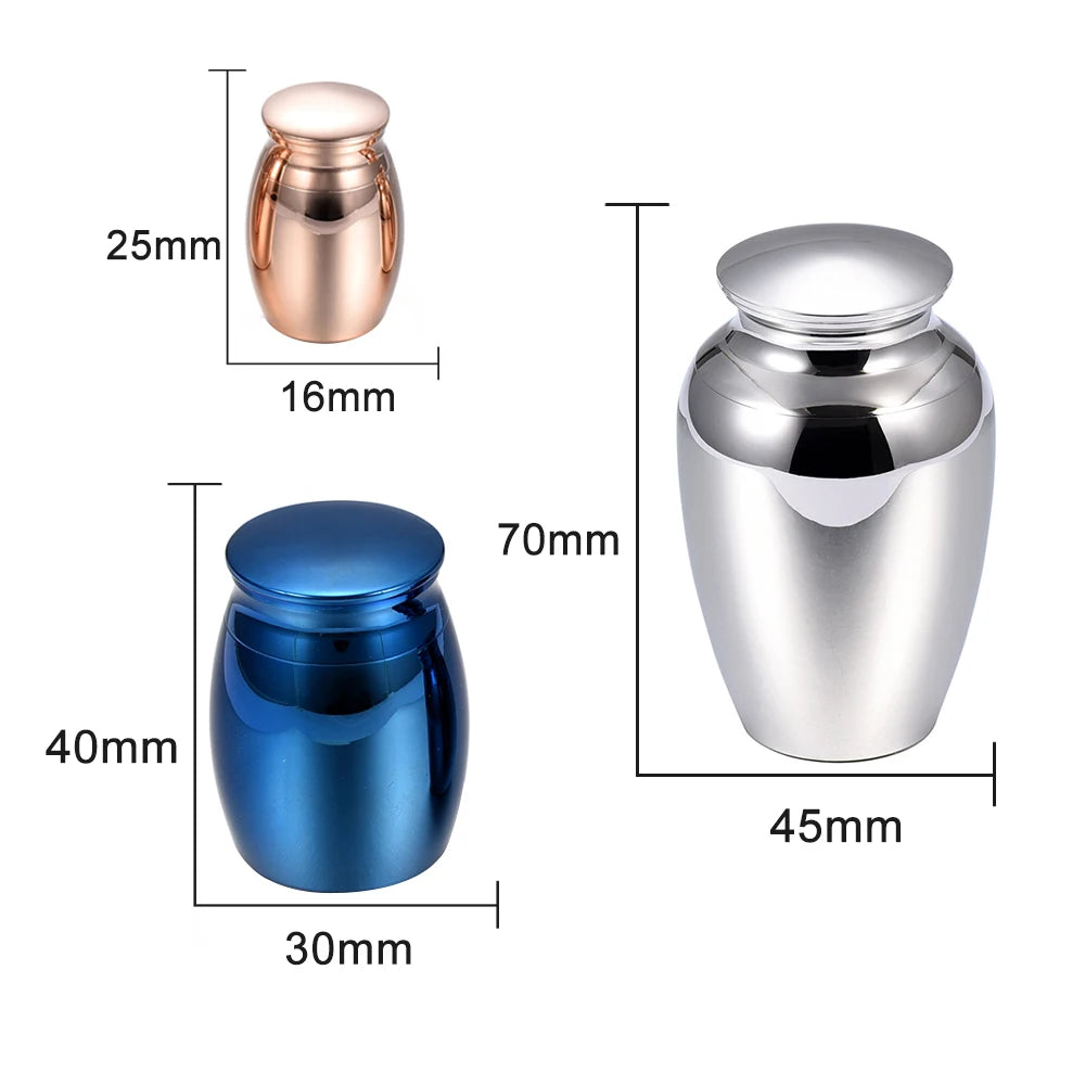 Mini Pet Aluminum Urn