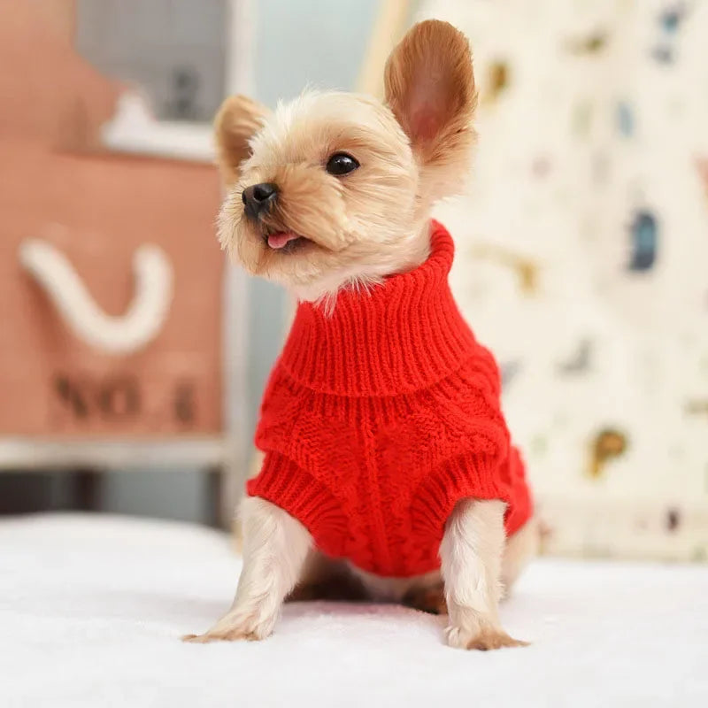 Knitted Pet Clothes For Small Medium Dogs