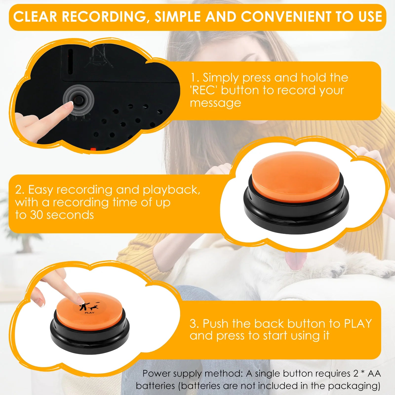 Dog Communication Buttons for Pet Training
