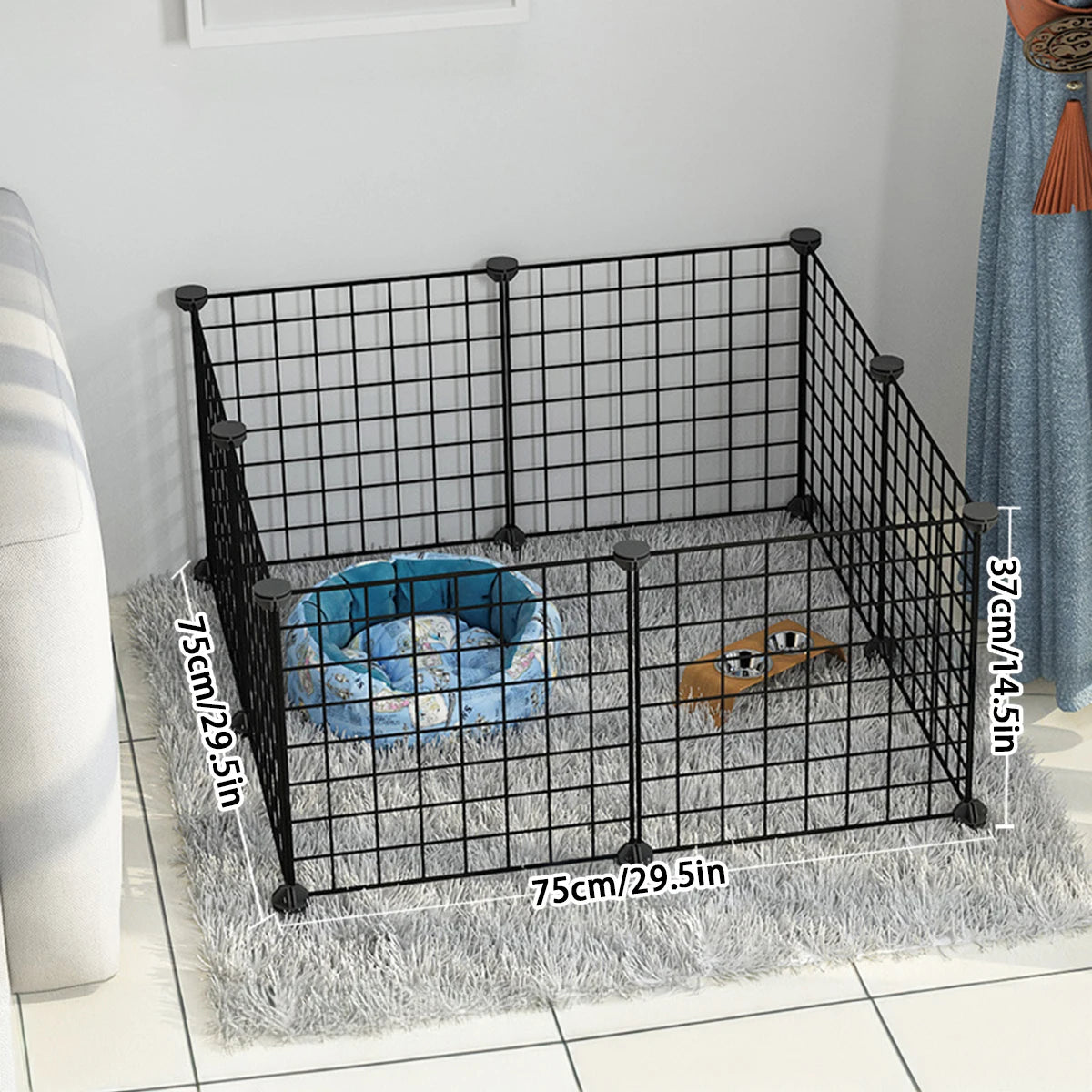 Wire mesh Dog cage  indoor