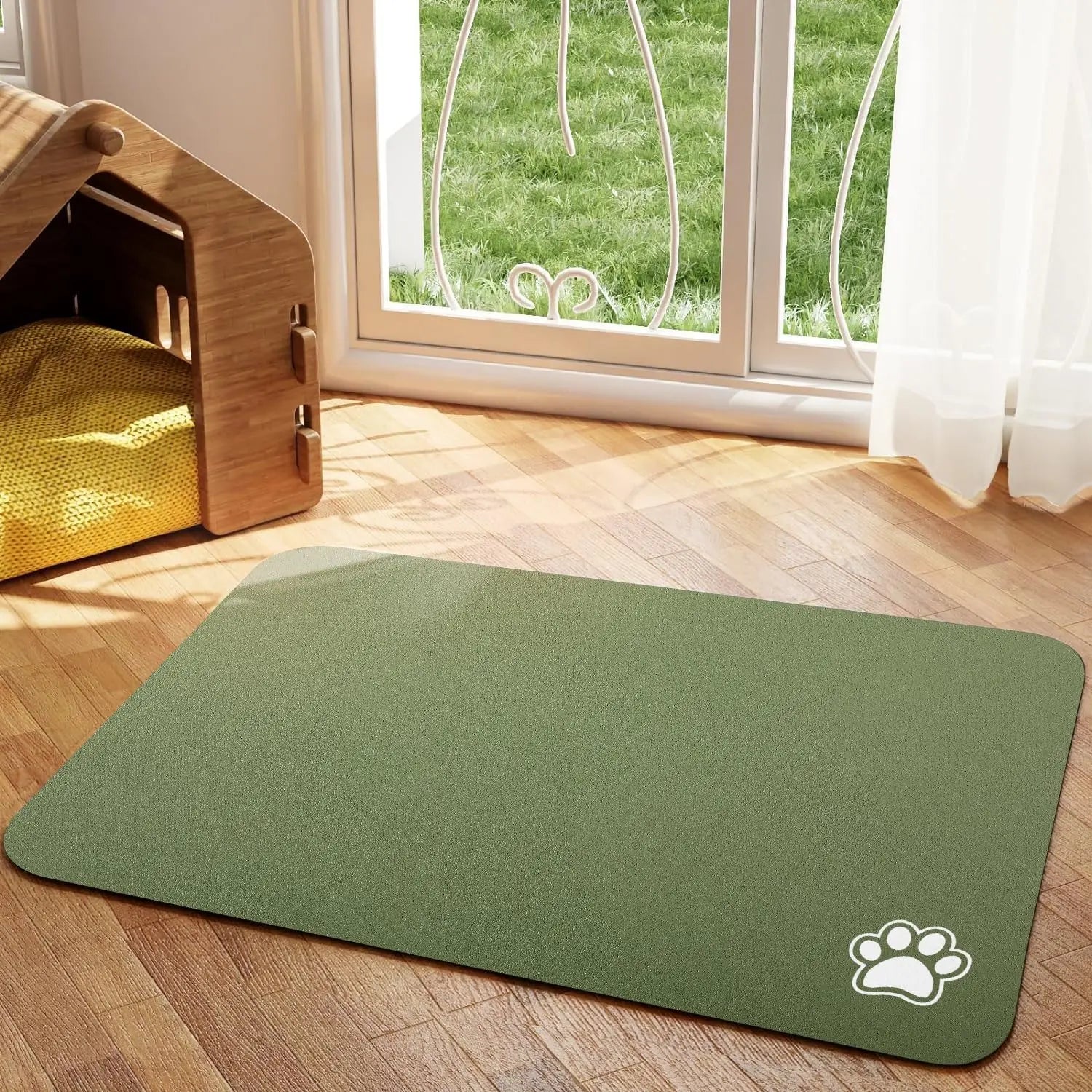 Pet Feeding Mat for Food and Water