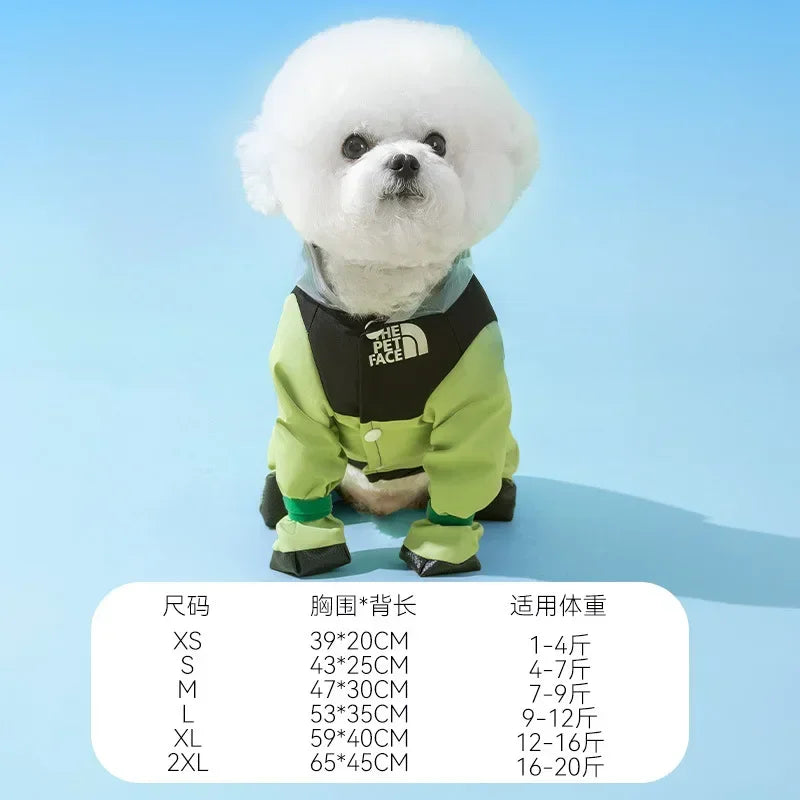 Waterproof Pet Dog Raincoat