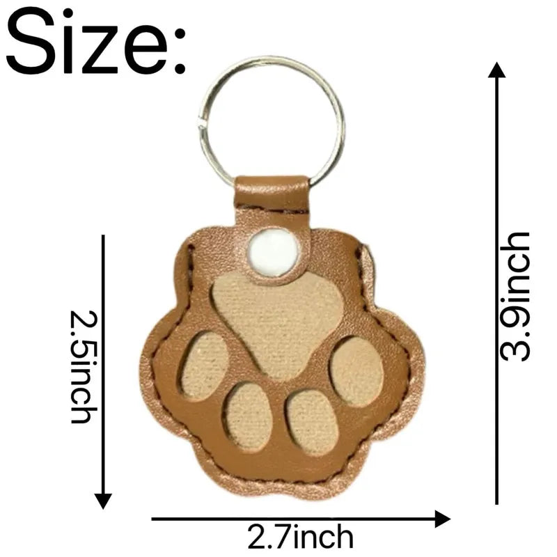 Pet Hair Memorial Keychain