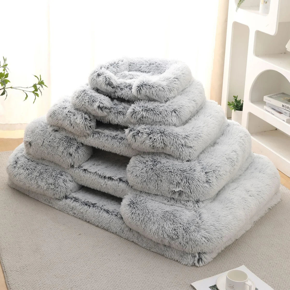 Fluffy Pet Bed Thickened Pad