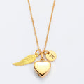Pet stainless Steel Heart Ashes Urn Pendant Necklace