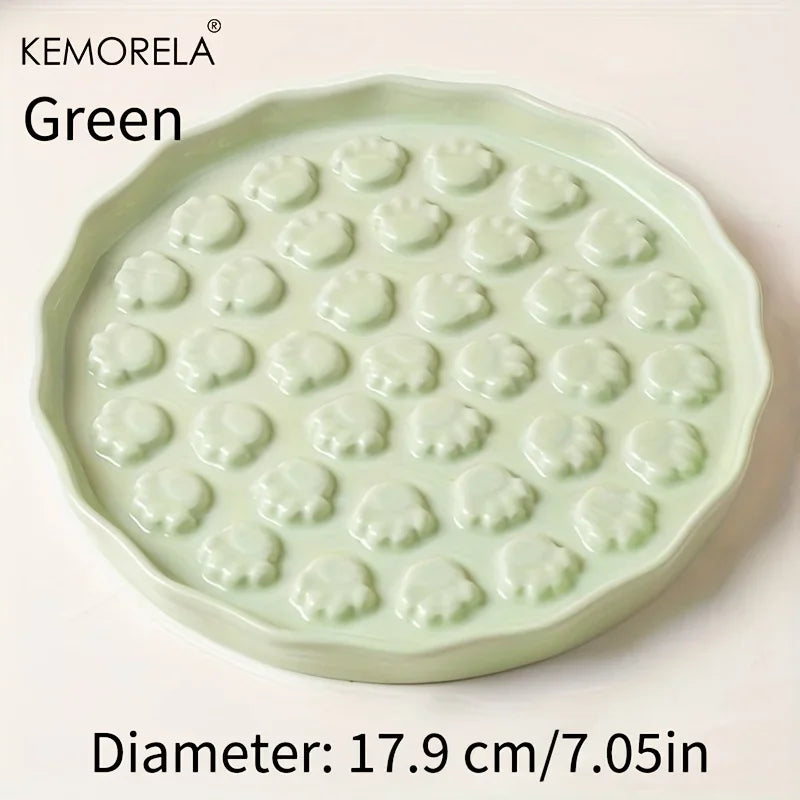 Ceramic Slow Feed pet Bowl -