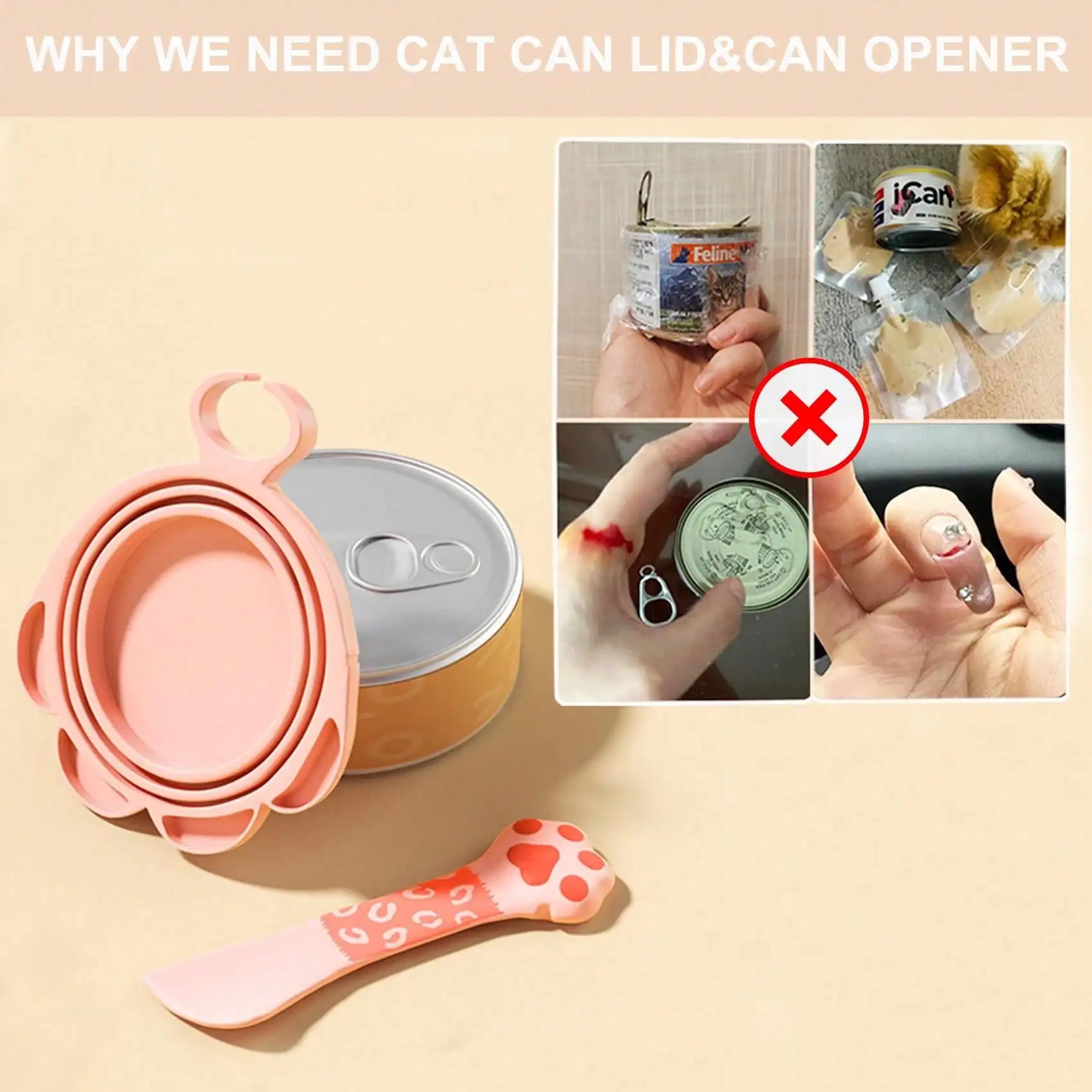 Cat Treat Squeeze Spoon Multifunctional