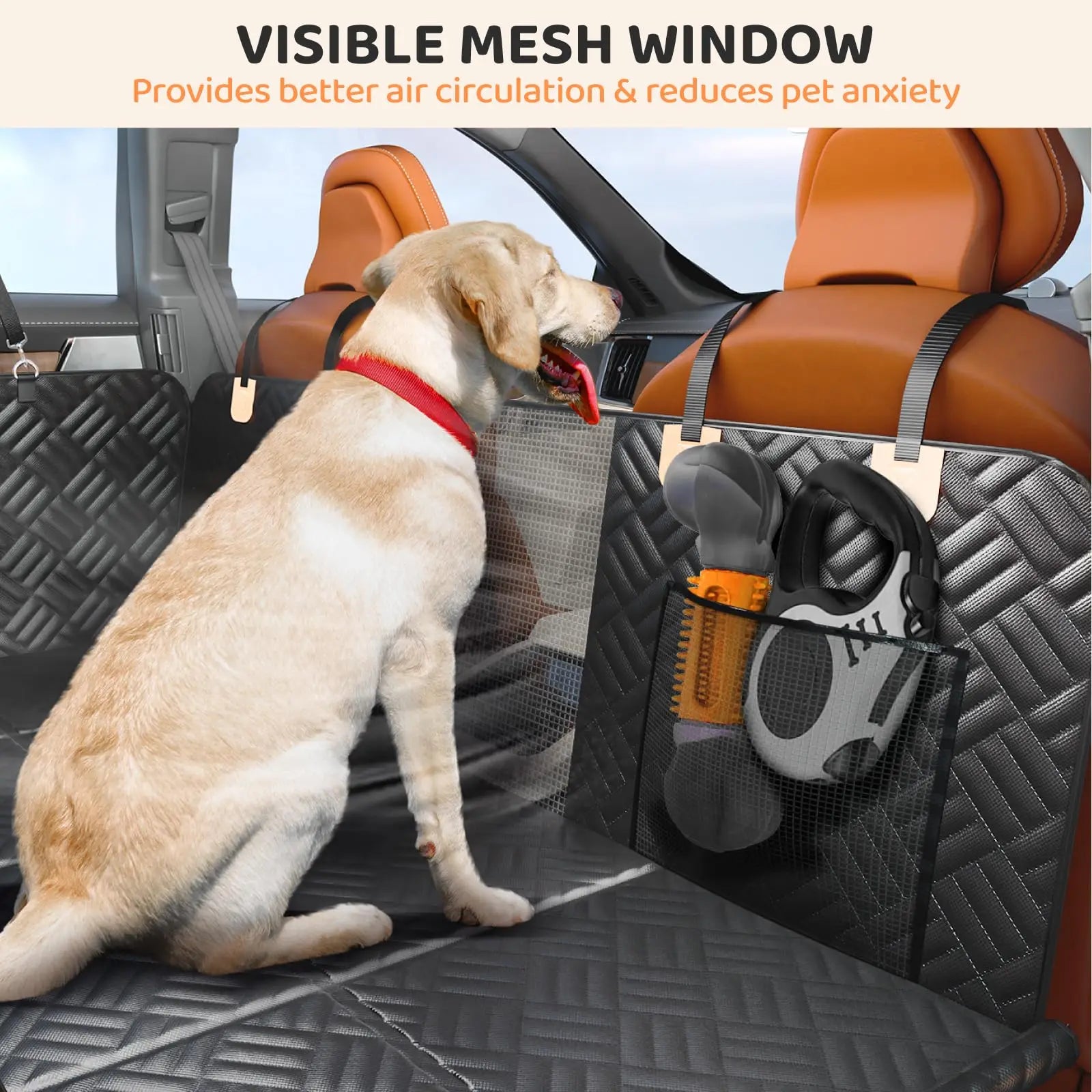 Car Rear Seat Dog cover, washable