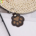 Leather Memorial Pet Hair Storage  Keychain