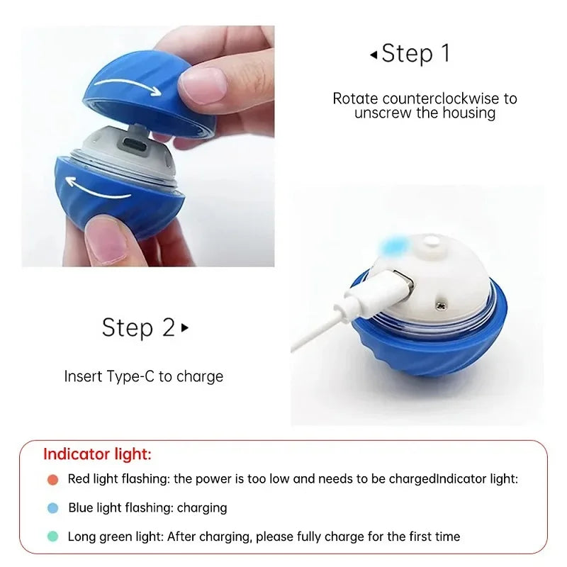 Automatic Dog Toy Rolling Ball