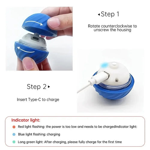 Automatic Dog Toy Rolling Ball