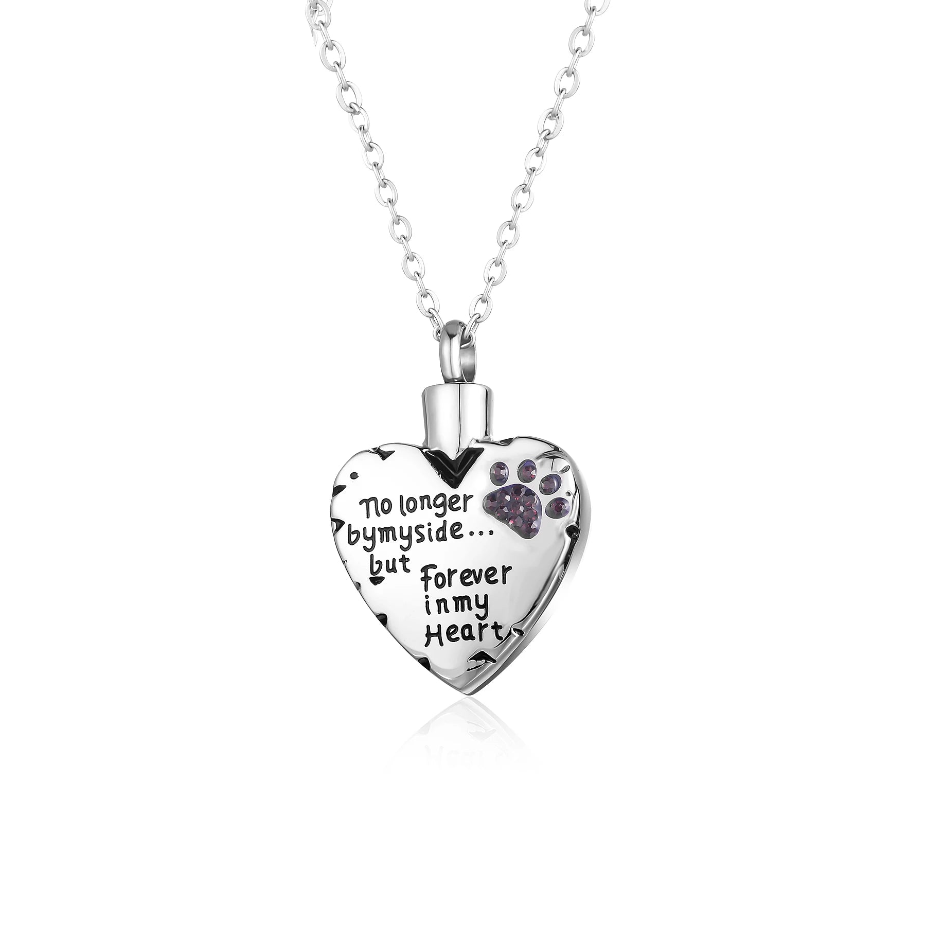 Stainless Steel Heart  Necklace for ashes