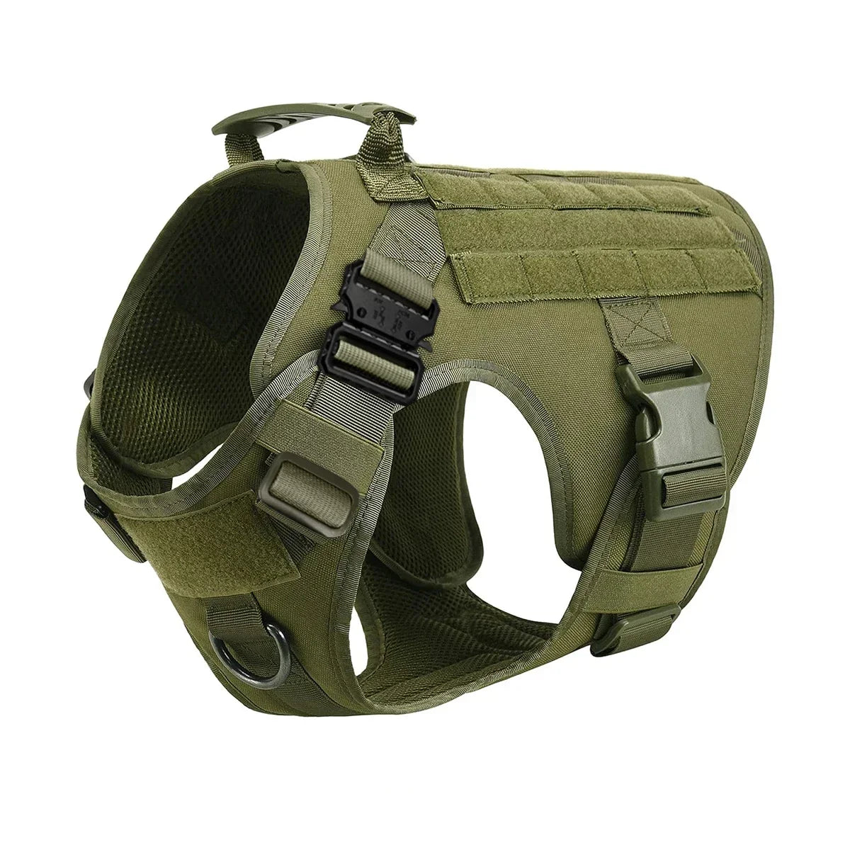 Tactical Dog Harness Leash Collar