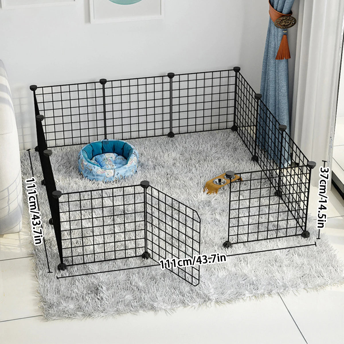 Wire mesh Dog cage  indoor
