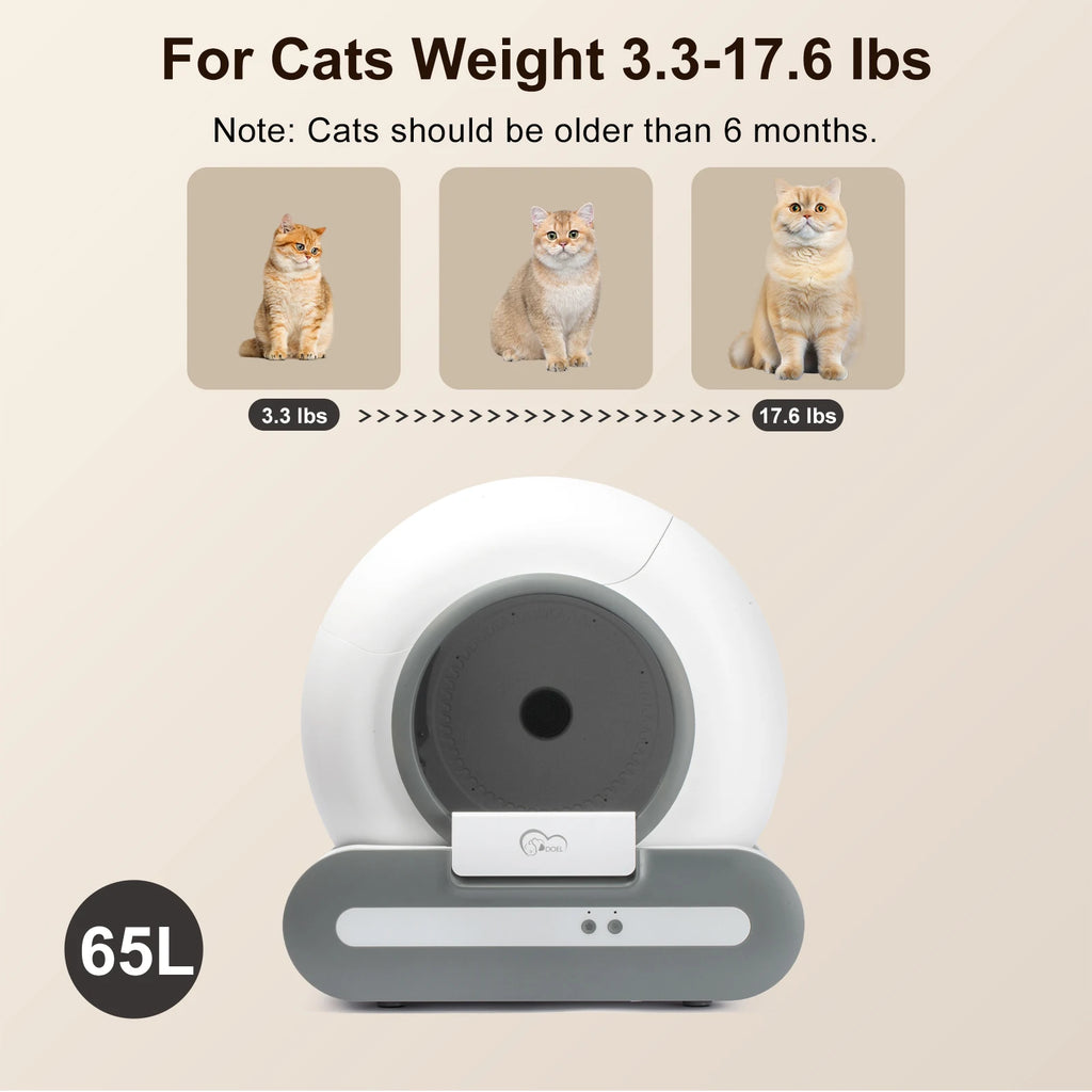 Self-Cleaning Cat Litter Box