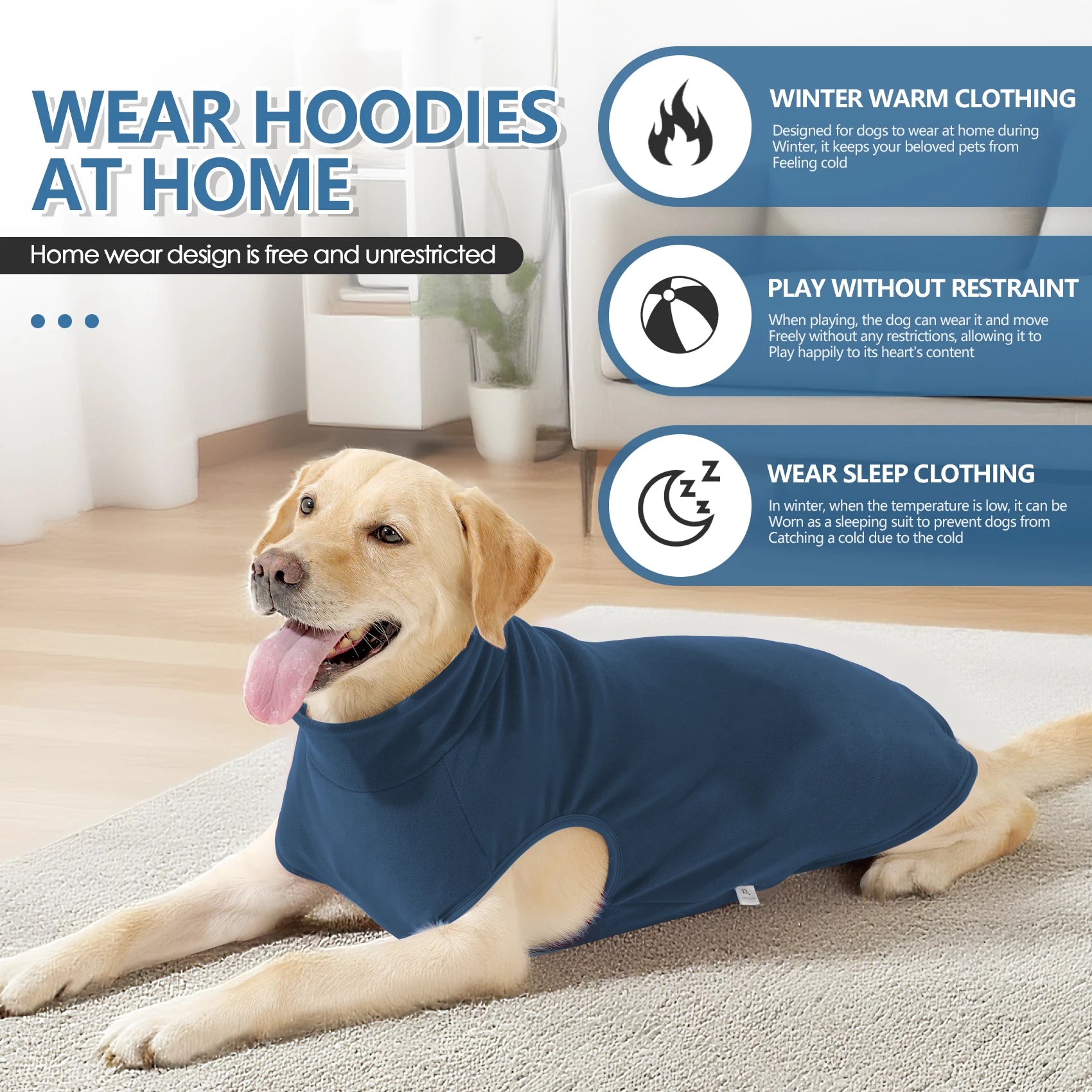 Fleece Pullover Dog Sweater