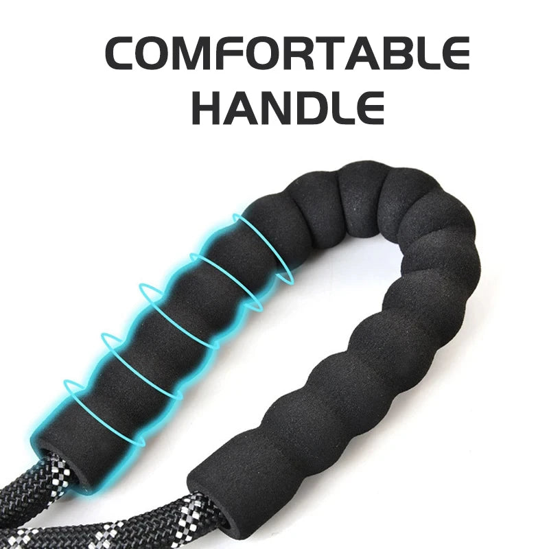Reflective Dog Leash With Padded Handle -
