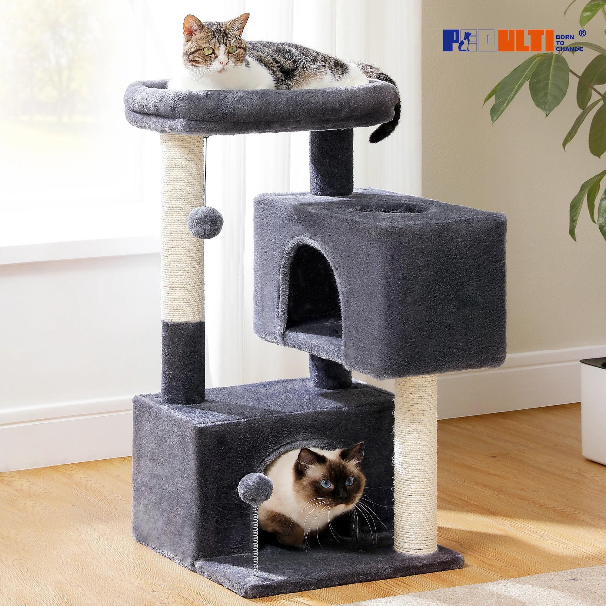 Multi-Level Cat Tree Tower