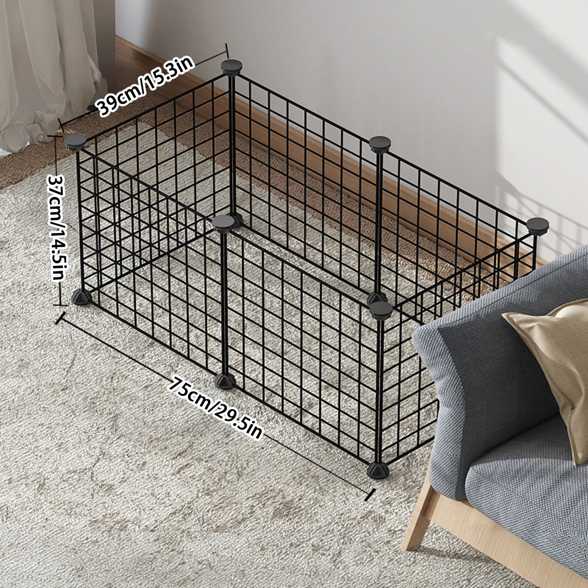 Wire mesh Dog cage  indoor