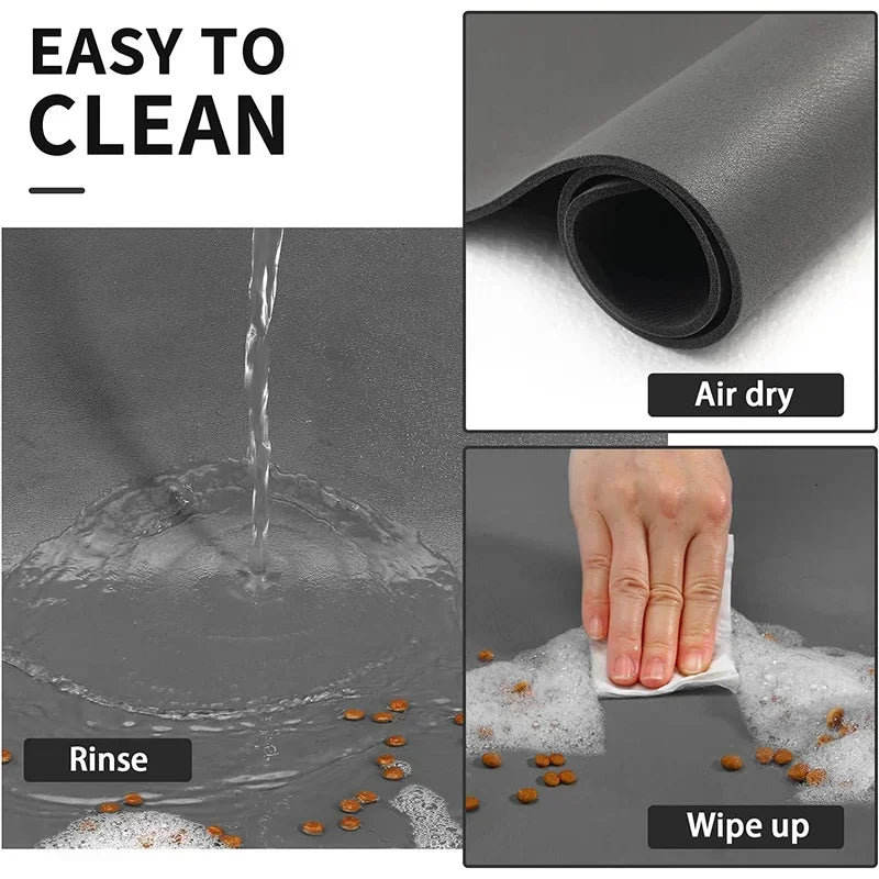 Pet Feeding Mat for Food and Water