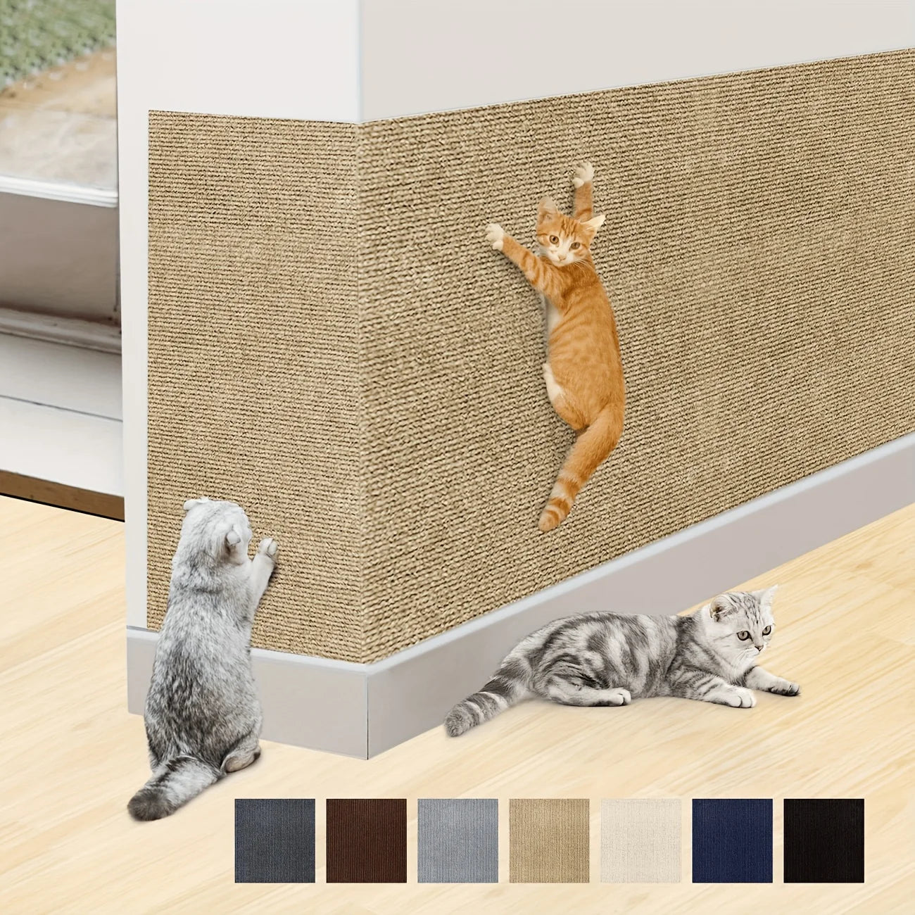 2 Rolls Cat Scratching Self Adhesive Cuttable