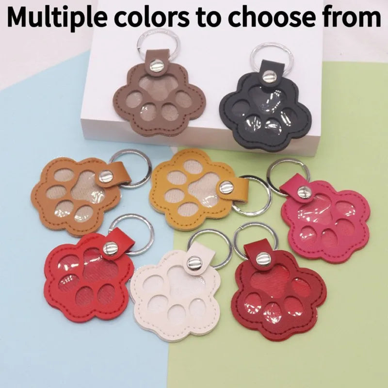 Pet Hair Memorial Keychain
