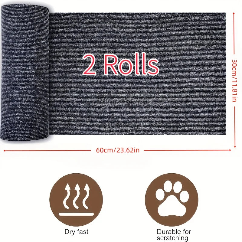 2 Rolls Cat Scratching Self Adhesive Cuttable