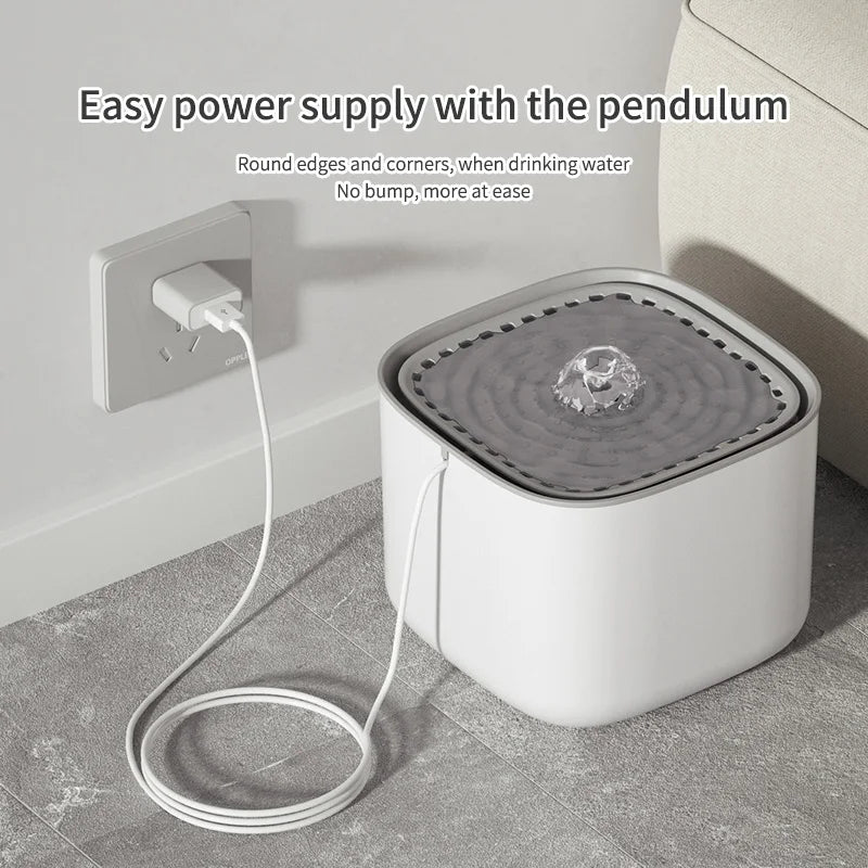 Auto Recirculate Cat Water Fountain