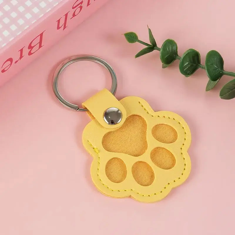 Pet Hair Memorial Keychain