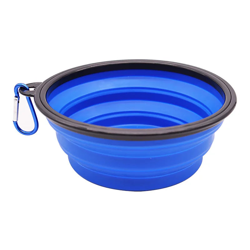 Folding Portable Silicone Pet Feeder Bowl