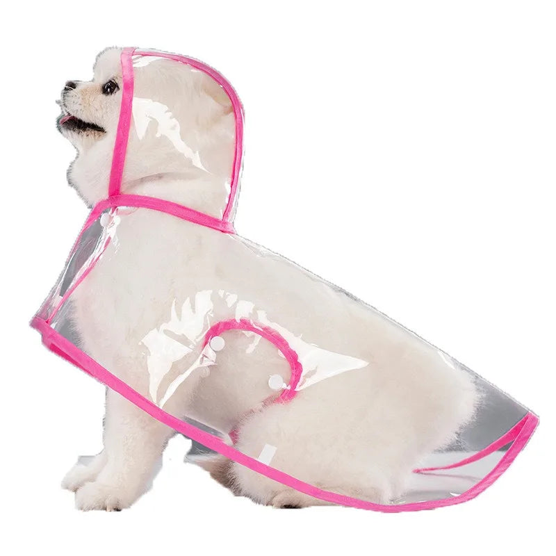 Pet waterproof raincoat with hat