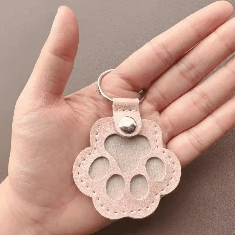 Pet Hair Memorial Keychain