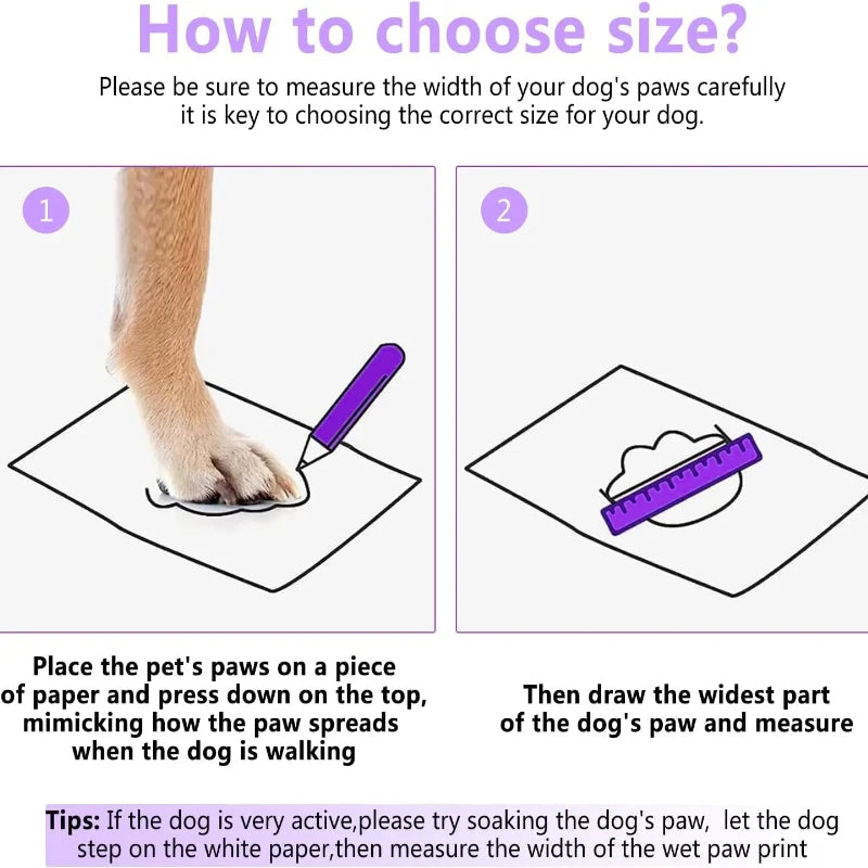 Reflective Dog Shoes