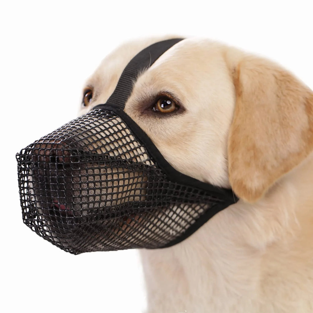 Pet Soft Mesh  muzzle, Prevents Biting Chewing And Licking
