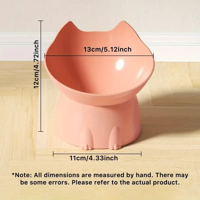 Anti-Tip Elevated Cat Bowl