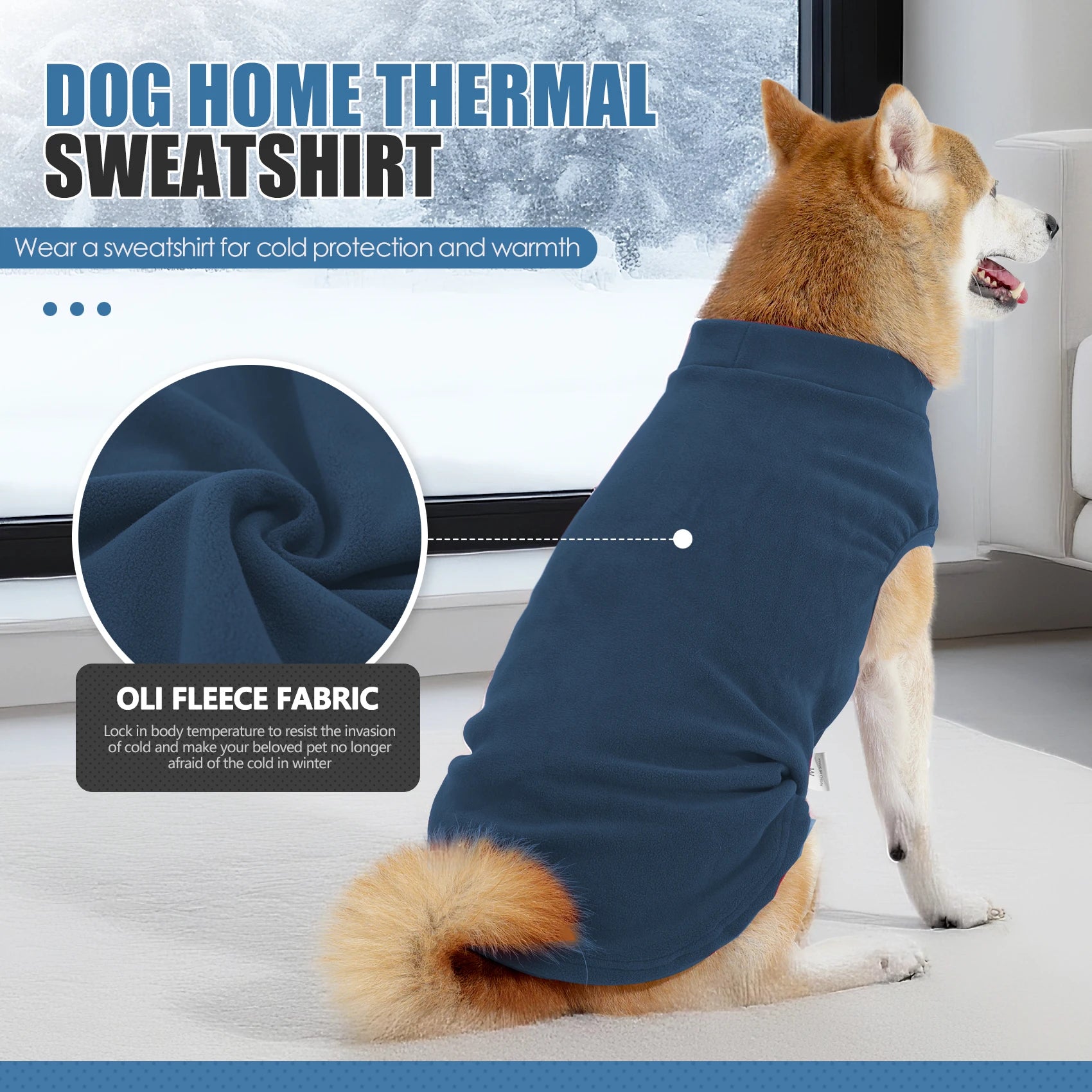 Fleece Pullover Dog Sweater