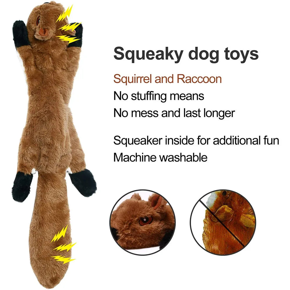 Animal  Dog Toy with Squeakers
