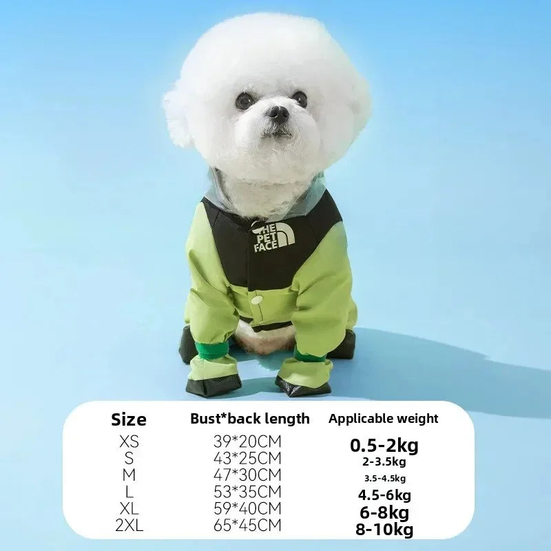 Waterproof Pet Dog Raincoat